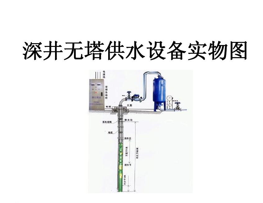 修武县井泵无塔式供水设备